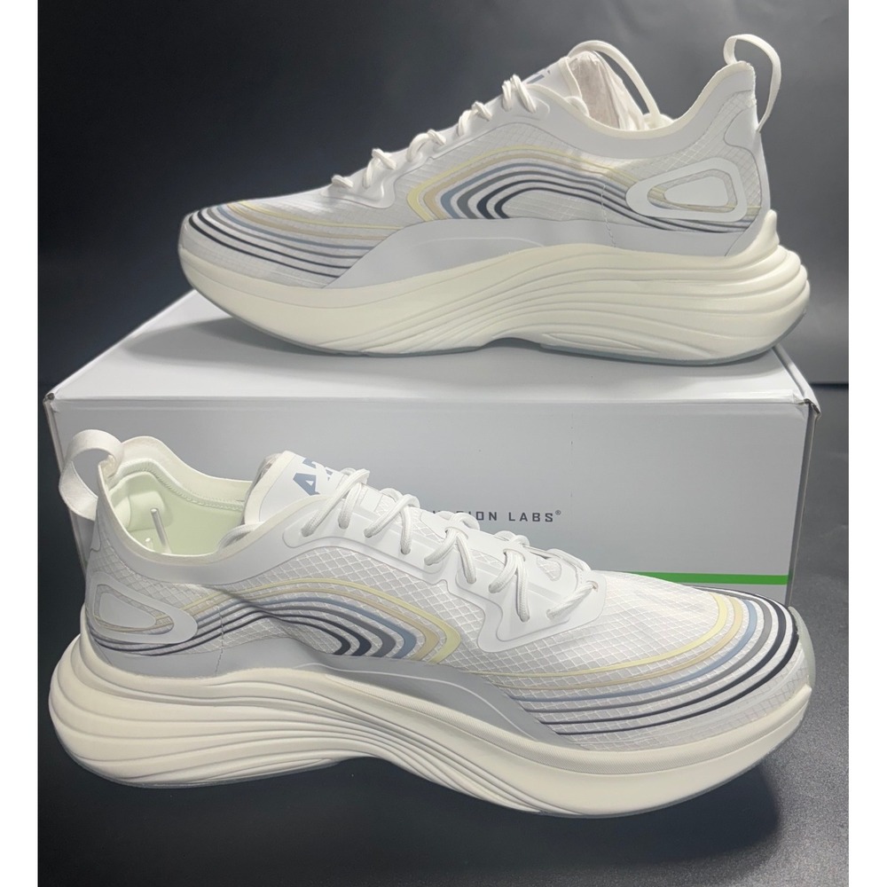 APL Streamline Men's Running Shoes White Frozen/Grey/Parchment Size‎ 10.5